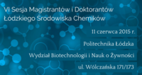 VI  Sesja Magistrantów i Doktorantów Łódzkiego Środowiska Chemików